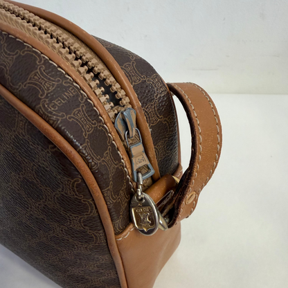 Celine Macadam Coated Canvas Crossbody Bag