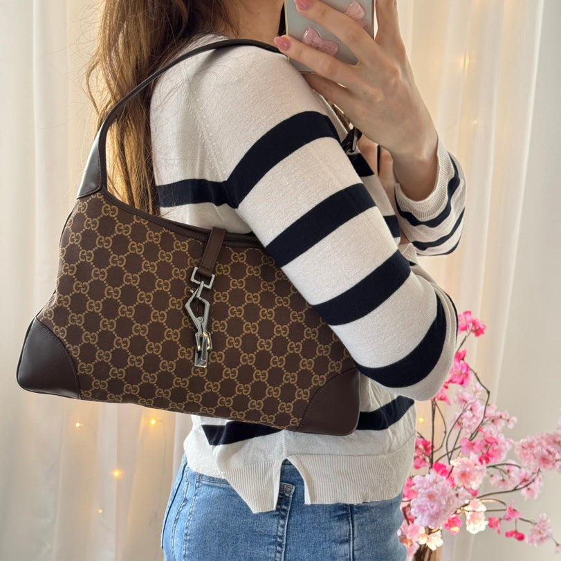 Gucci GG Canvas Jackie Hobo