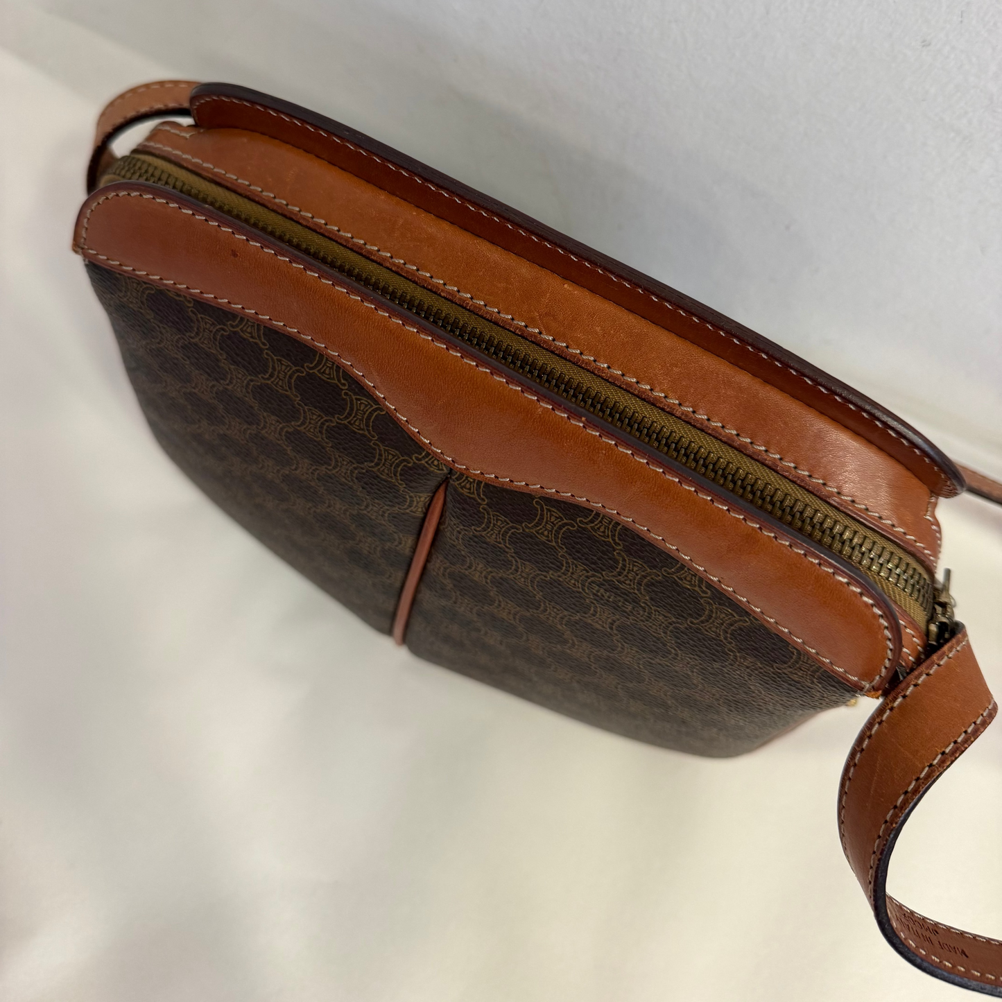 Celine Macadam Coated Canvas Crossbody