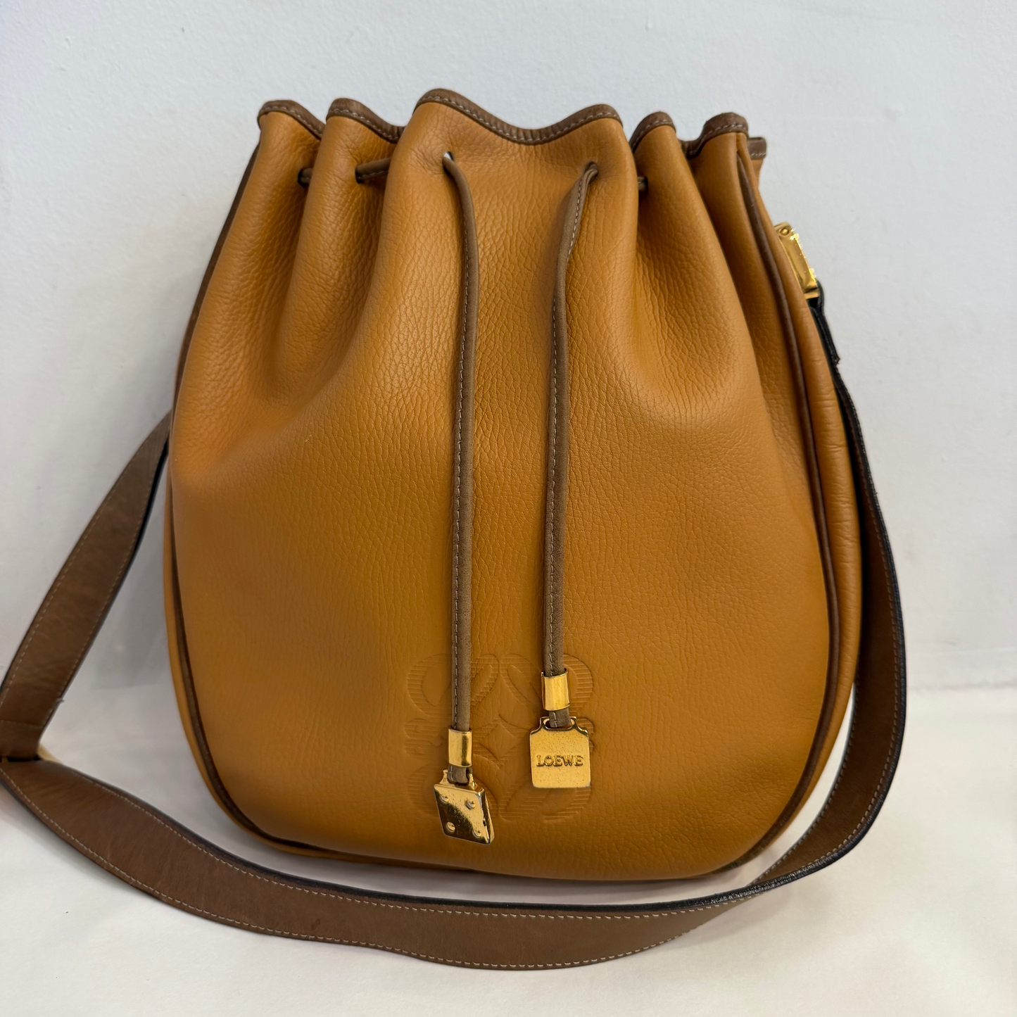 Loewe Vintage Leather Bucket Bag
