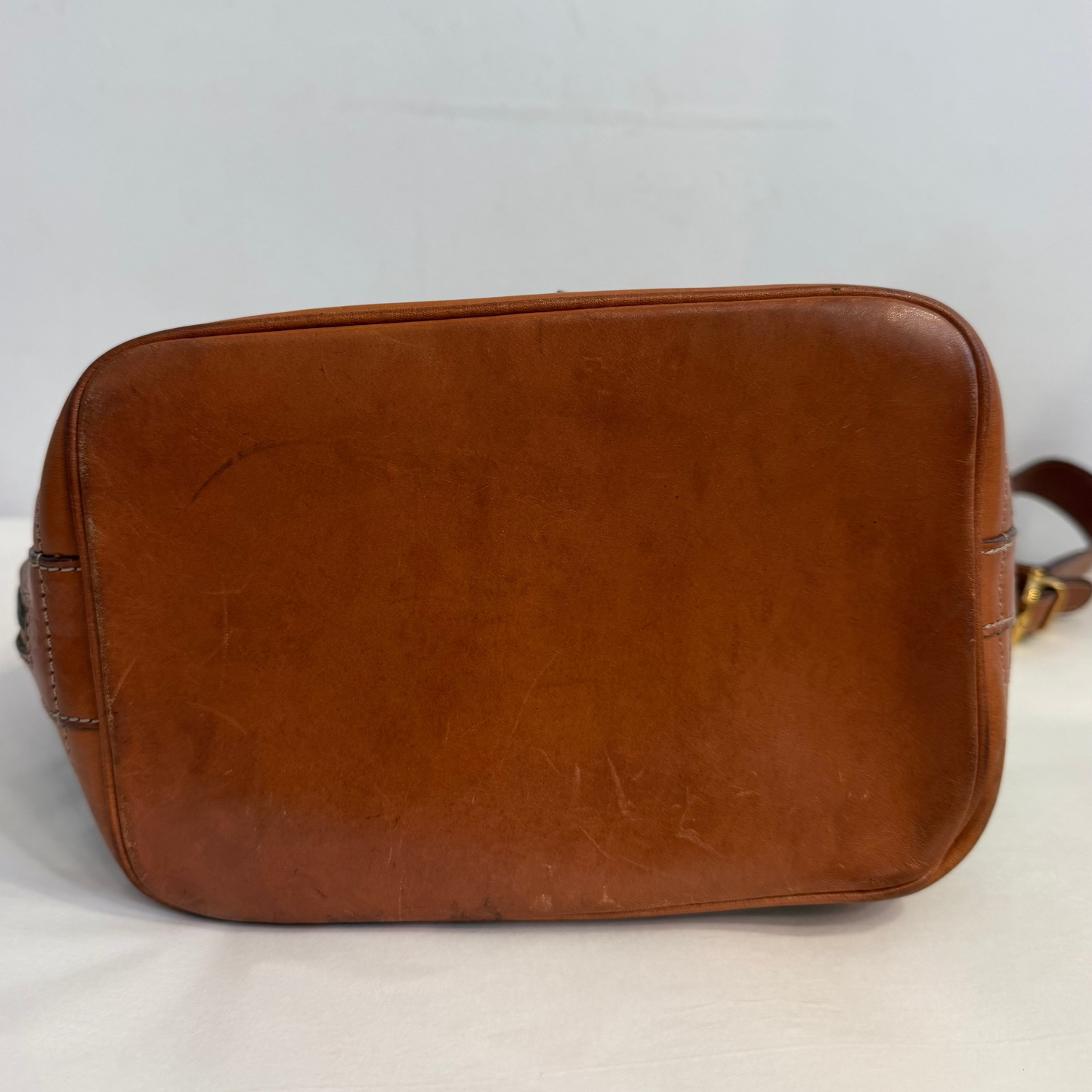 Celine Macadam Coated Canvas Bucket Bag