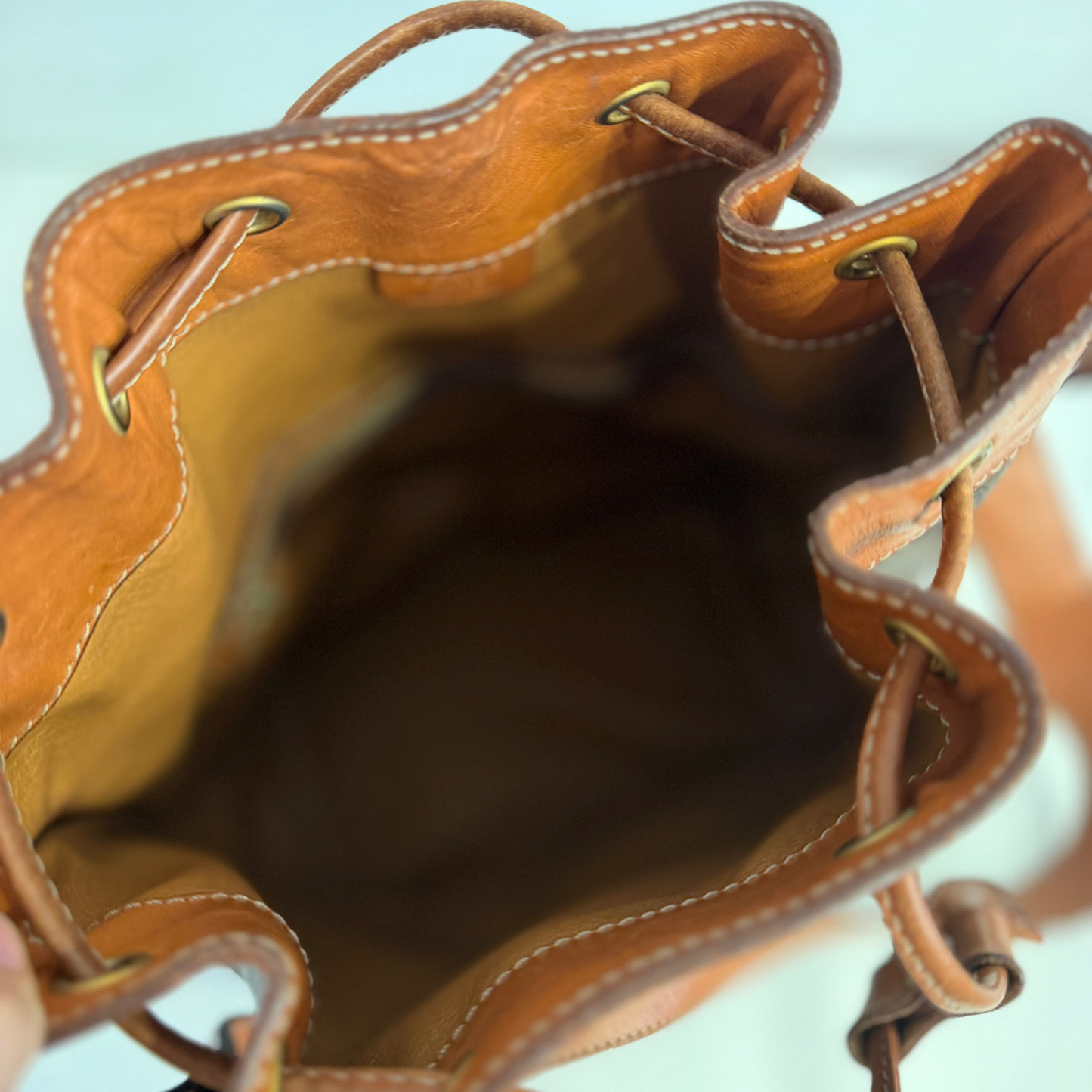Celine Macadam Coated Canvas Bucket Bag