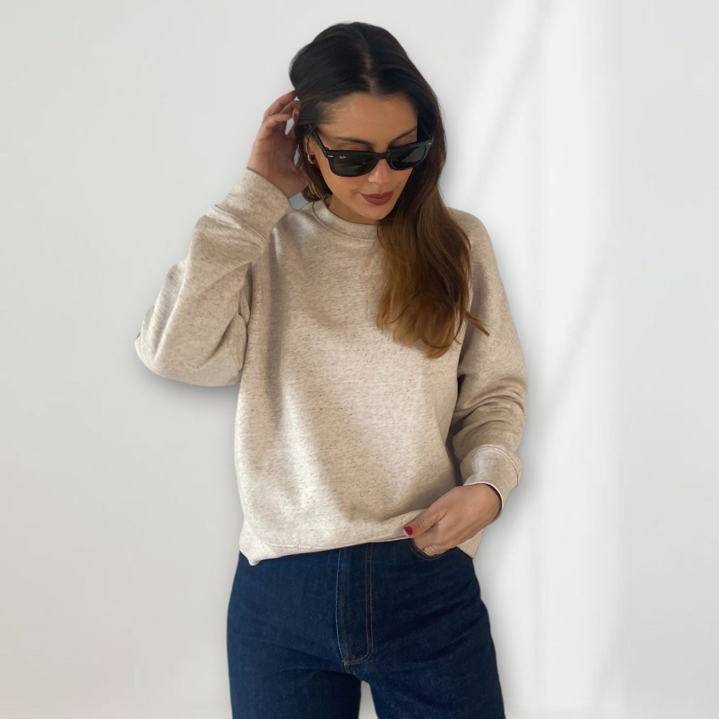 Cozy sweatshirt | Sand