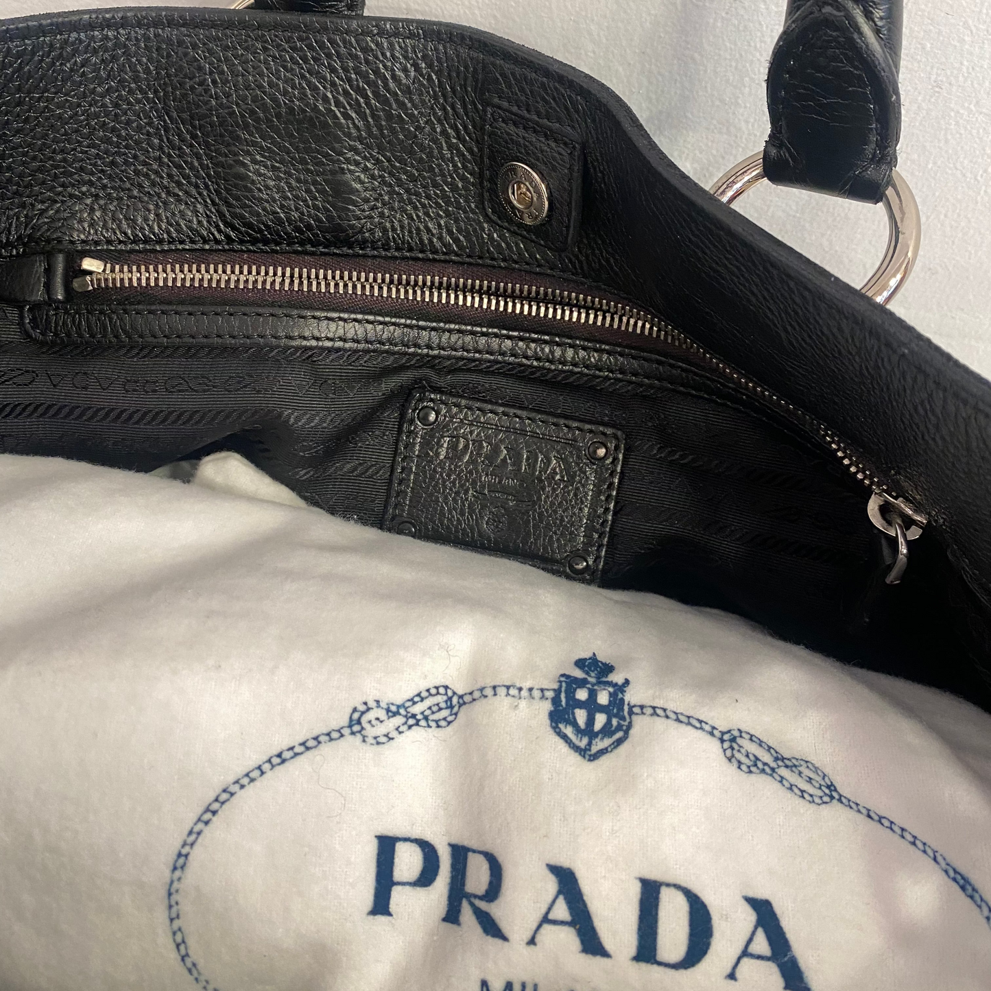 Prada Vitello Phenix Tote Bag