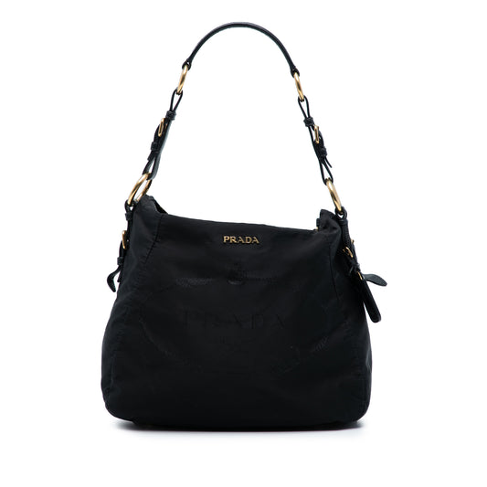 Prada Tessuto Logo Shoulder Bag