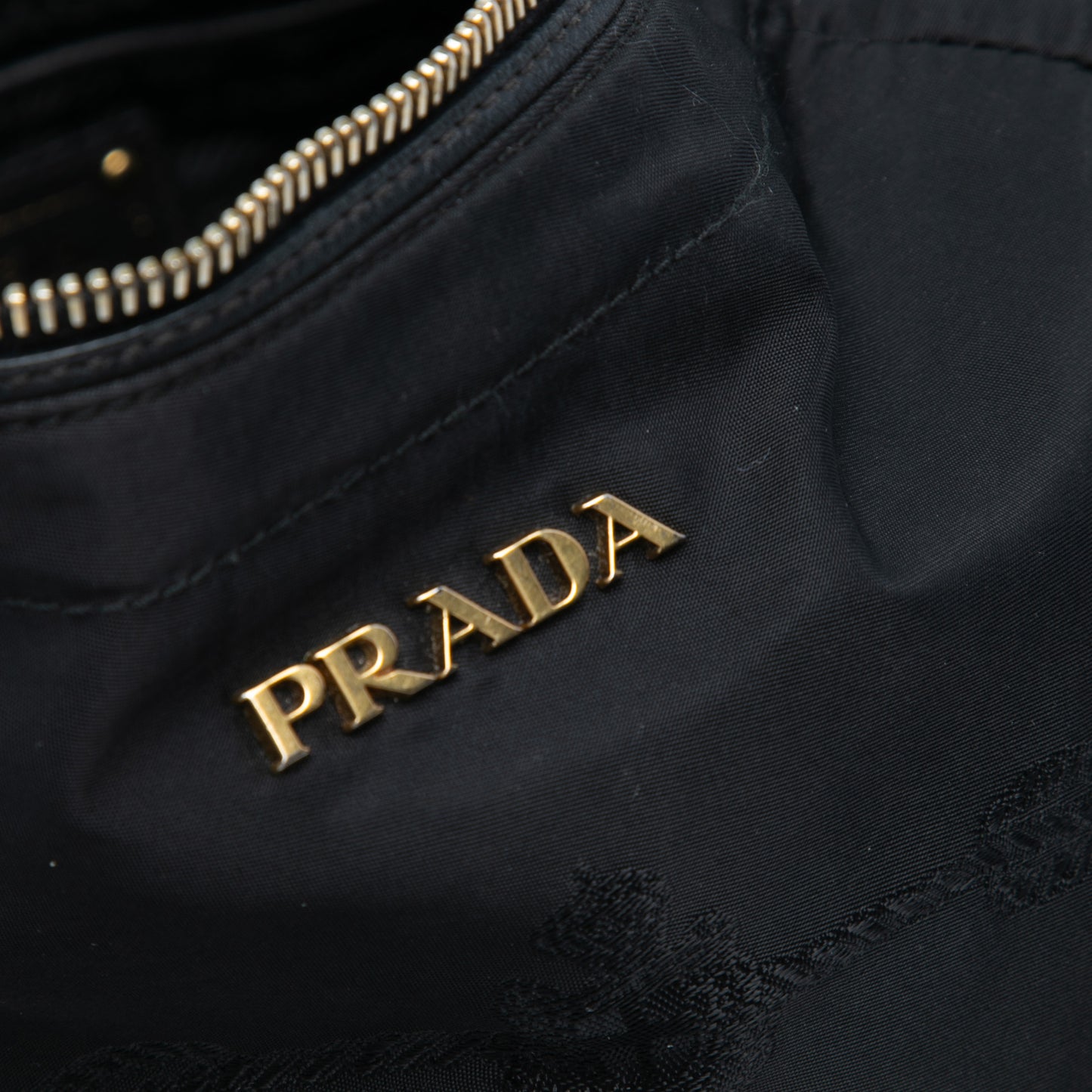 Prada Tessuto Logo Shoulder Bag