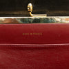 Chanel CC Chevron Lambskin Frame Chain Shoulder Bag