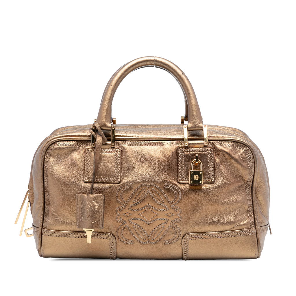 Loewe Metallic Leather Amazona 28