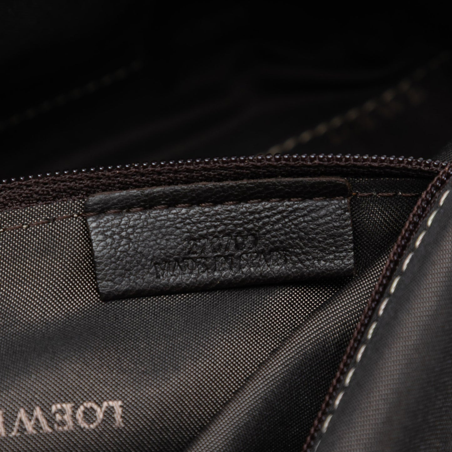 Loewe Metallic Leather Amazona 28