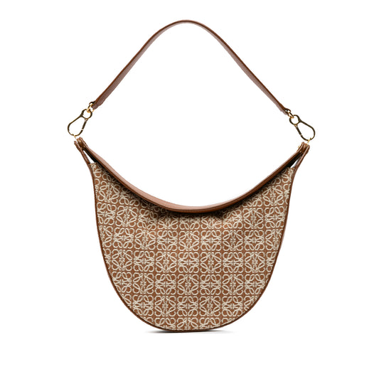 Loewe Anagram Canvas Luna Hobo