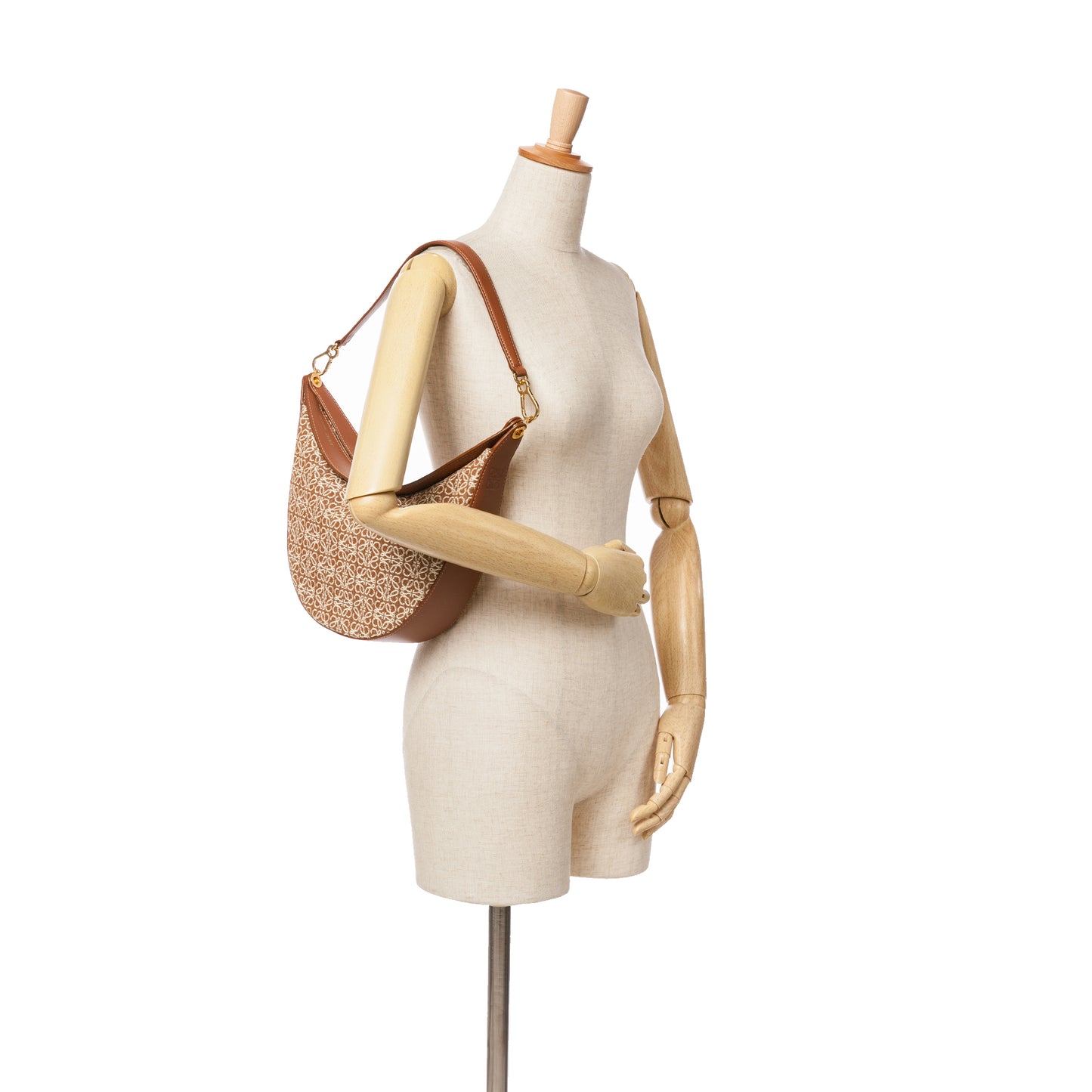 Loewe Anagram Canvas Luna Hobo