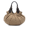 Gucci GG Canvas Studded Pelham Hobo Bag