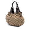 Gucci GG Canvas Studded Pelham Hobo Bag