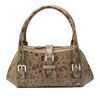 LoeweLeopard Printed Leather Senda Handbag