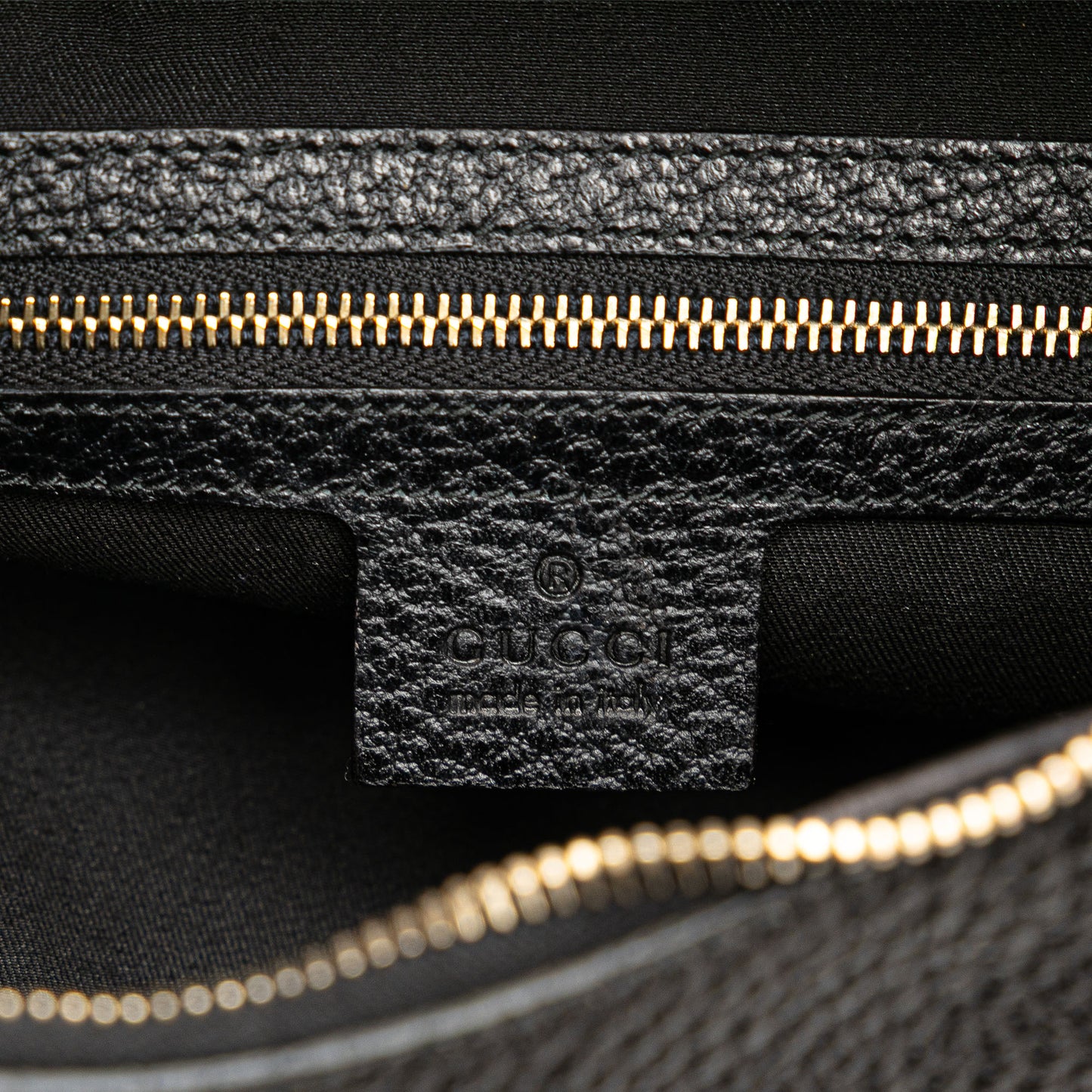 Gucci Pebbled Calfskin Bamboo Ring Hobo