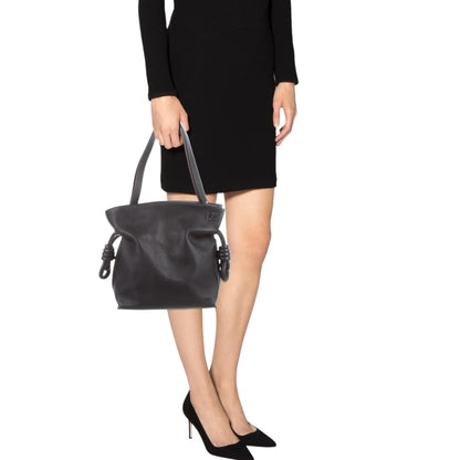 Loewe Flamenco Knot Leather Tote Bag