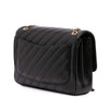 Chanel Diagonal Quilted Lambskin CC Signature Flap