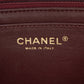Chanel Diagonal Quilted Lambskin CC Signature Flap