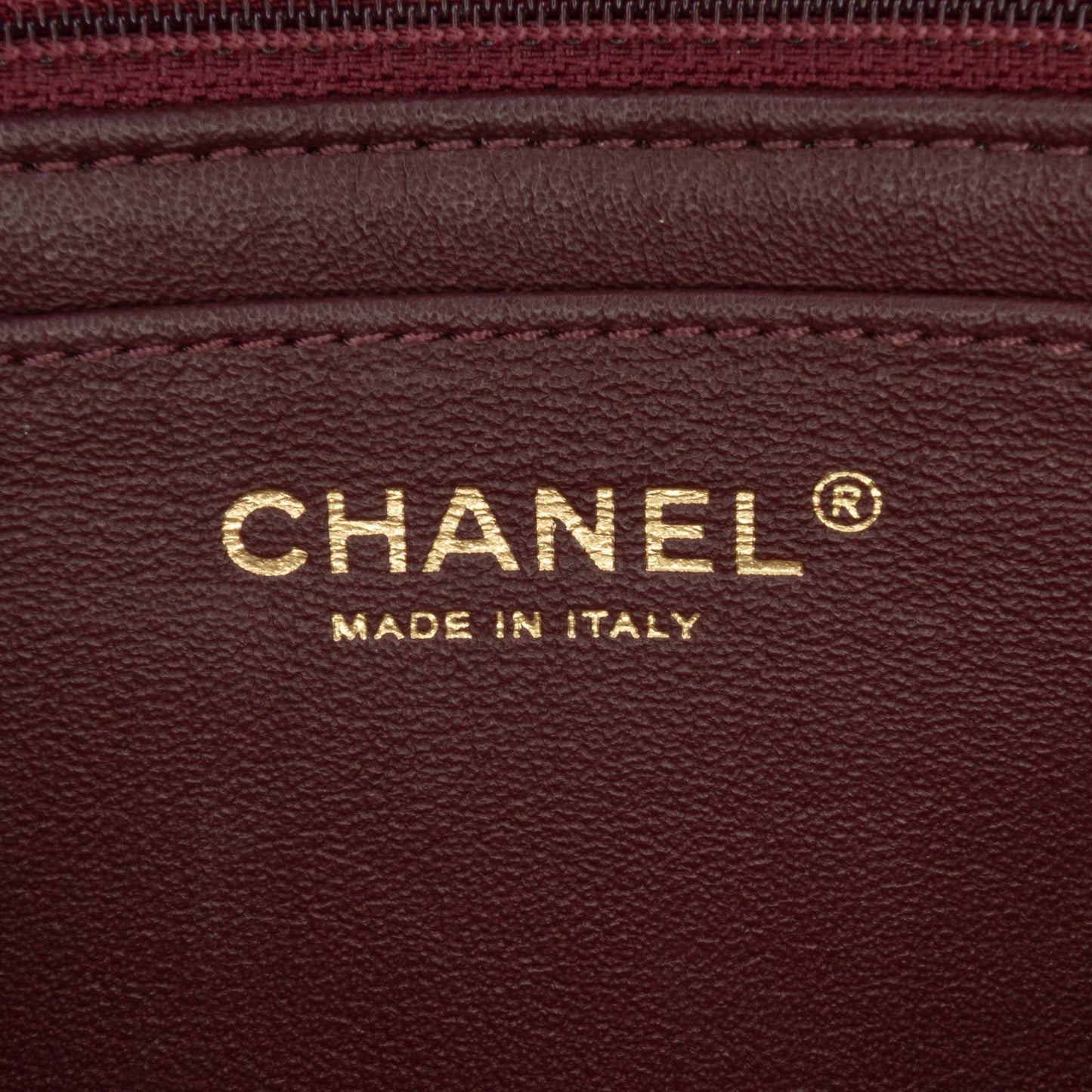 Chanel Diagonal Quilted Lambskin CC Signature Flap