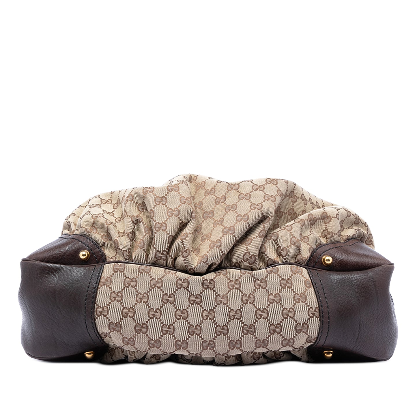 Gucci Large GG Canvas Jockey Hobo