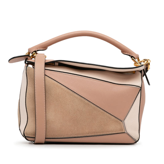 Bolso Puzzle Tricolor Pequeño de Loewe