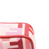 Fendi Zucca Embroidered Canvas Baguette Satchel