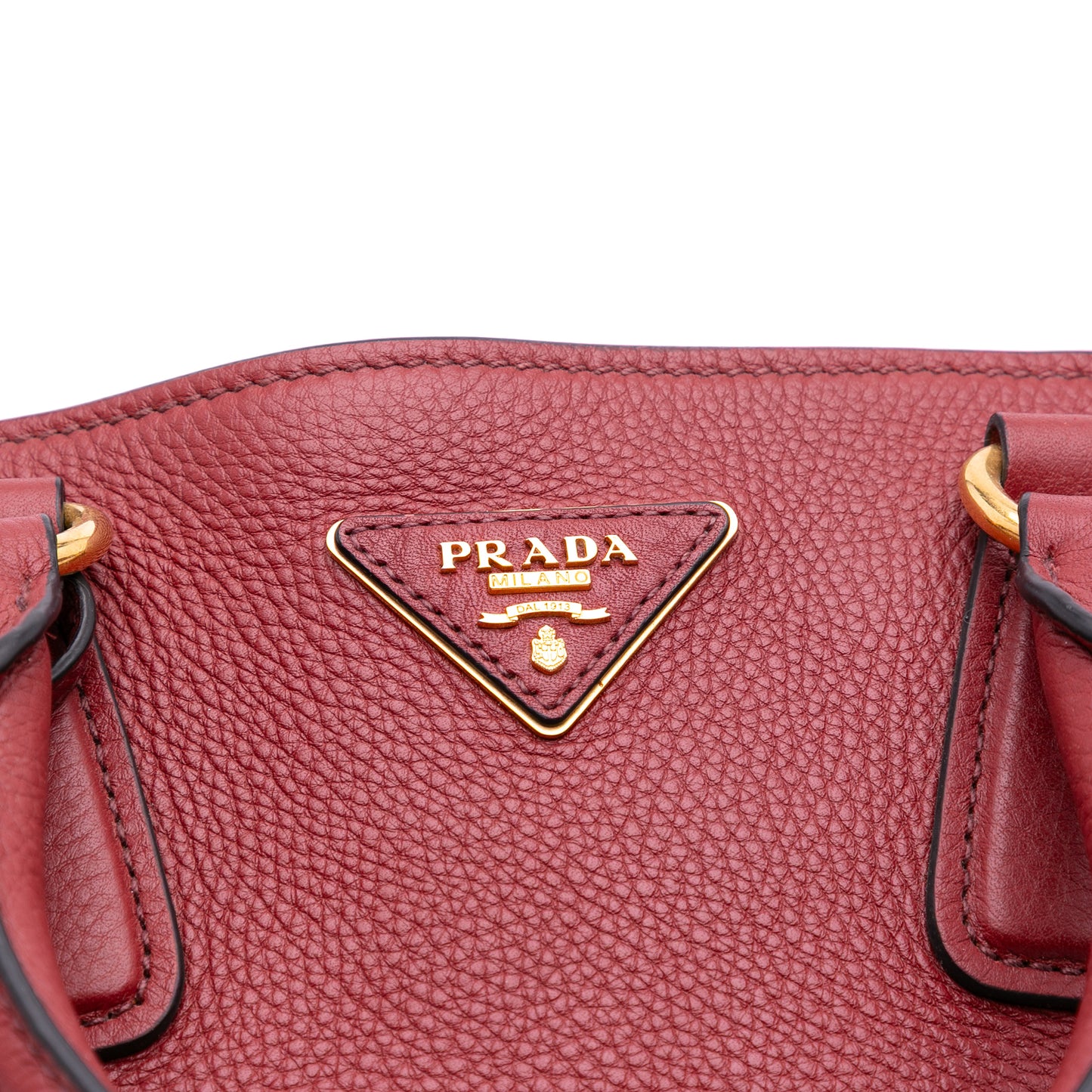 Prada Vitello Daino Open Convertible Tote