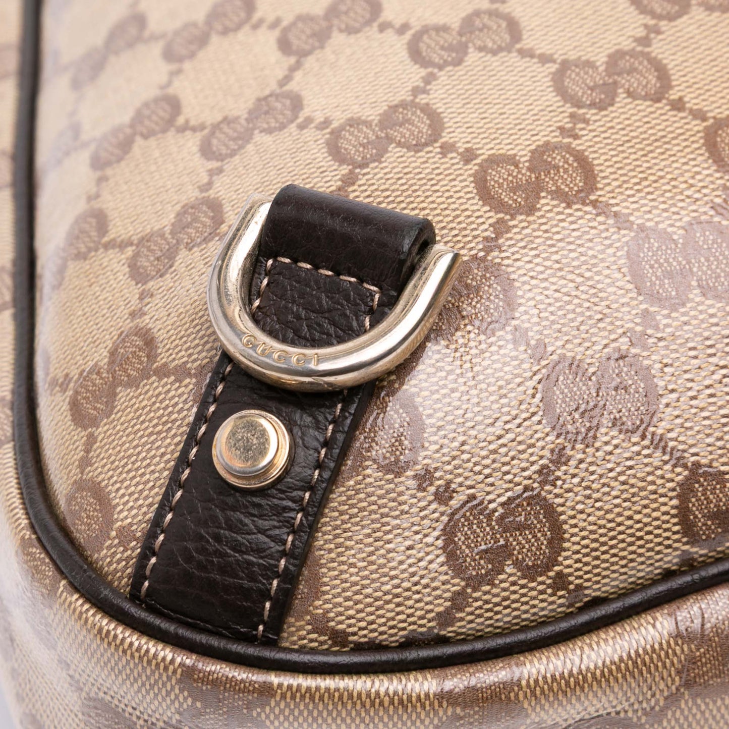 Gucci GG Crystal Abbey D-Ring Shoulder Bag
