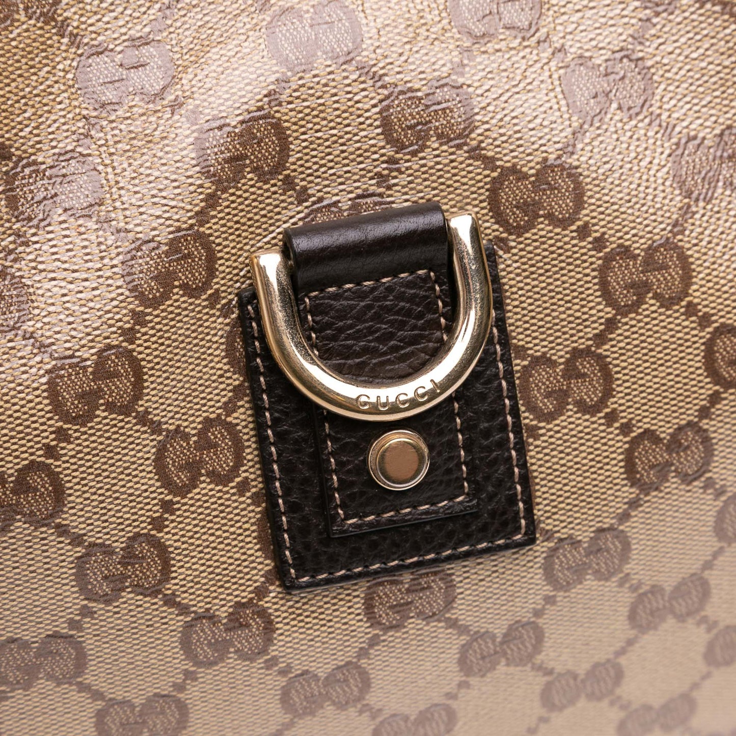 Gucci GG Crystal Abbey D-Ring Shoulder Bag