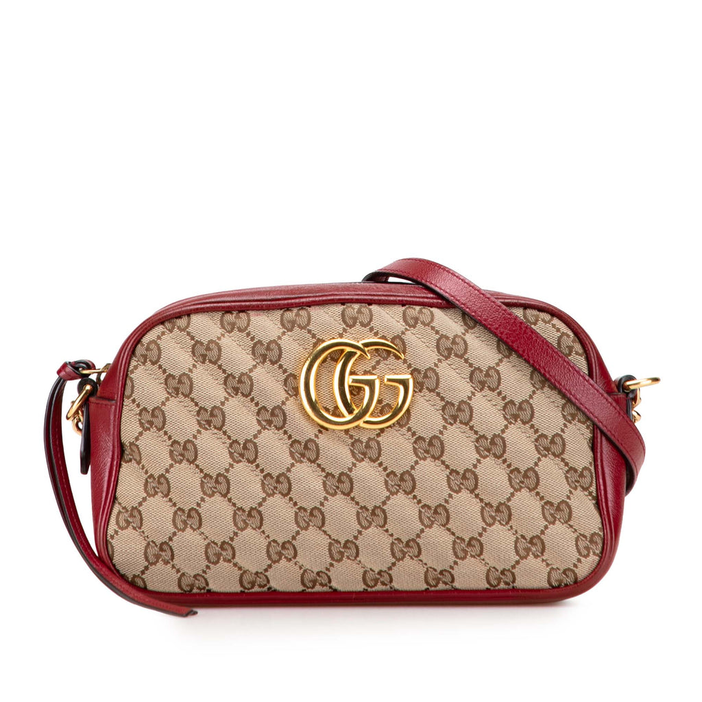 Gucci Small GG Marmont Matelasse Canvas Crossbody