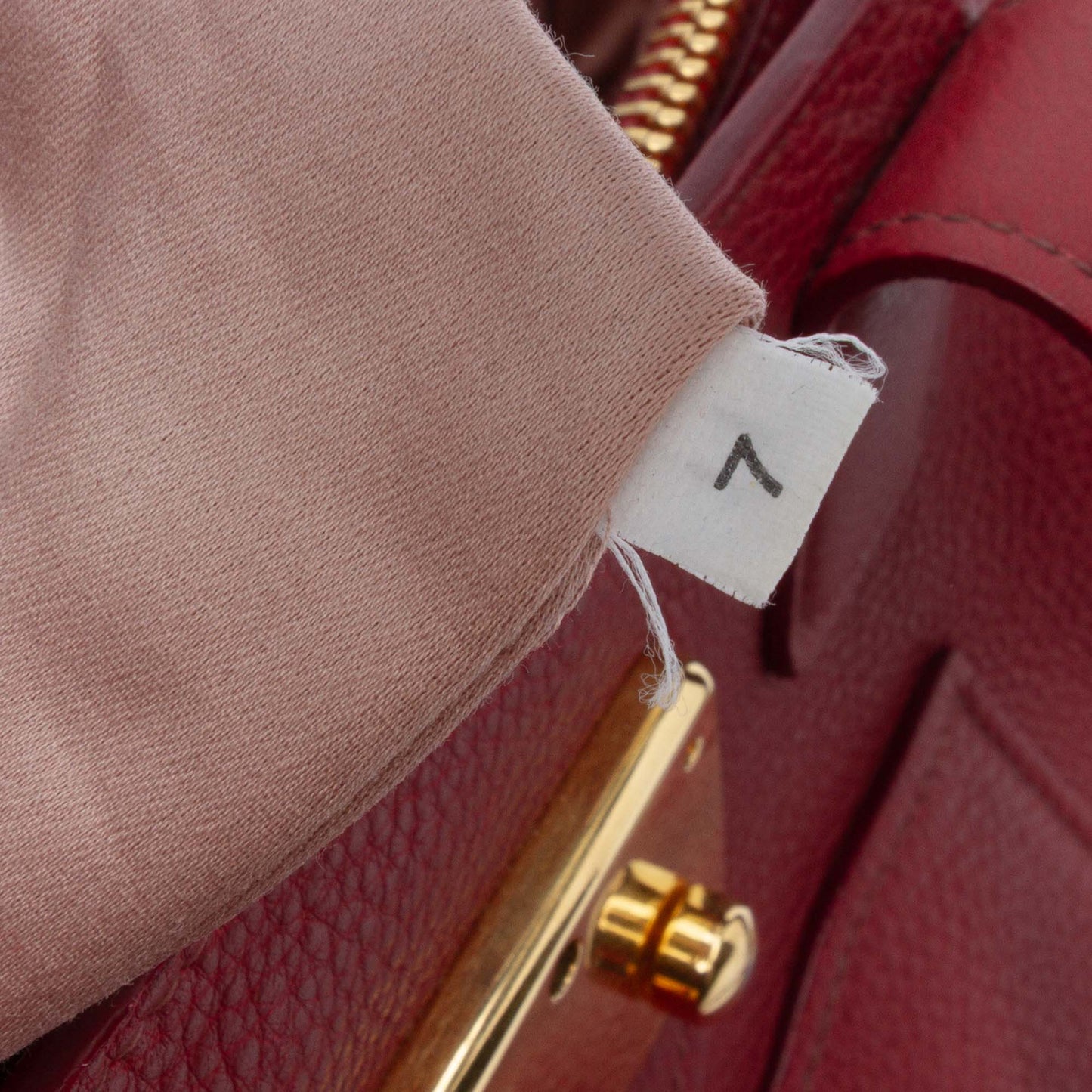 Miu Miu Goatskin Madras Satchel Bag