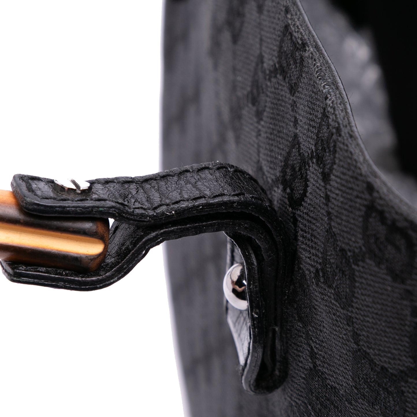 Gucci GG Canvas Bamboo Tote