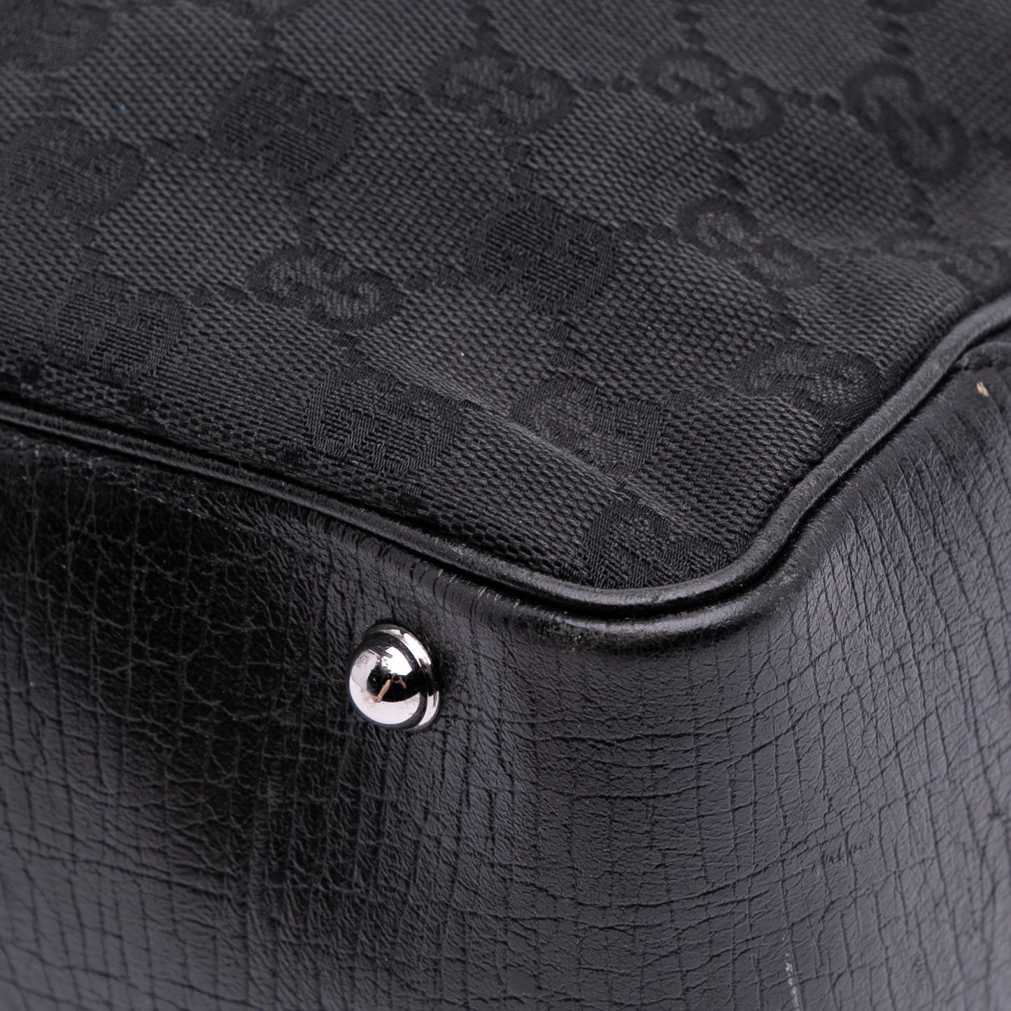 Gucci GG Canvas Bamboo Tote