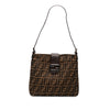Fendi Zucca Canvas Shoulder Bag
