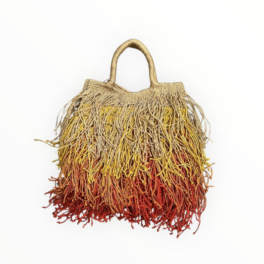HANDMADE | Multi-Coloured Fringe Bag