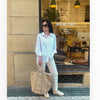 Large jute bag natural