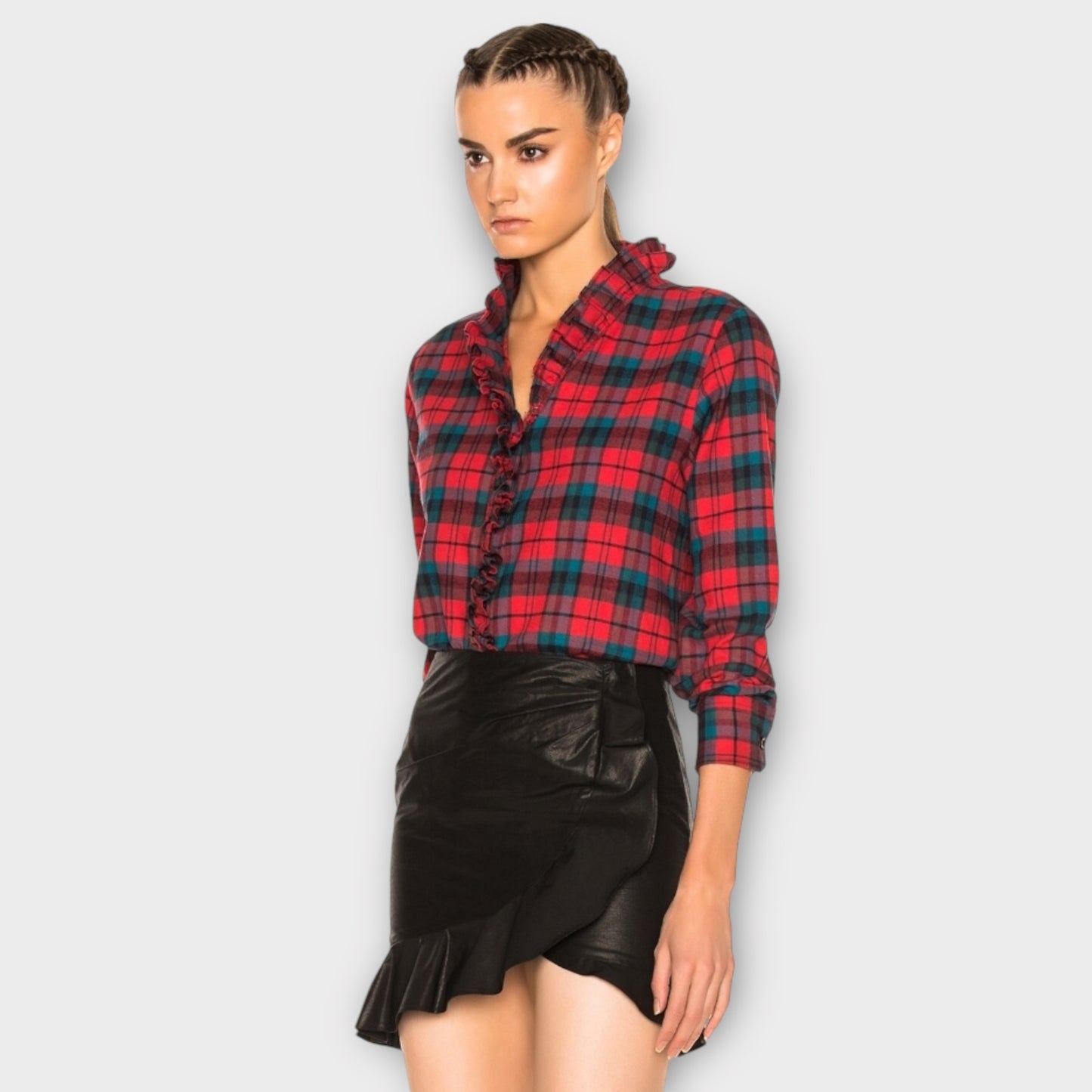 Flannel blouse