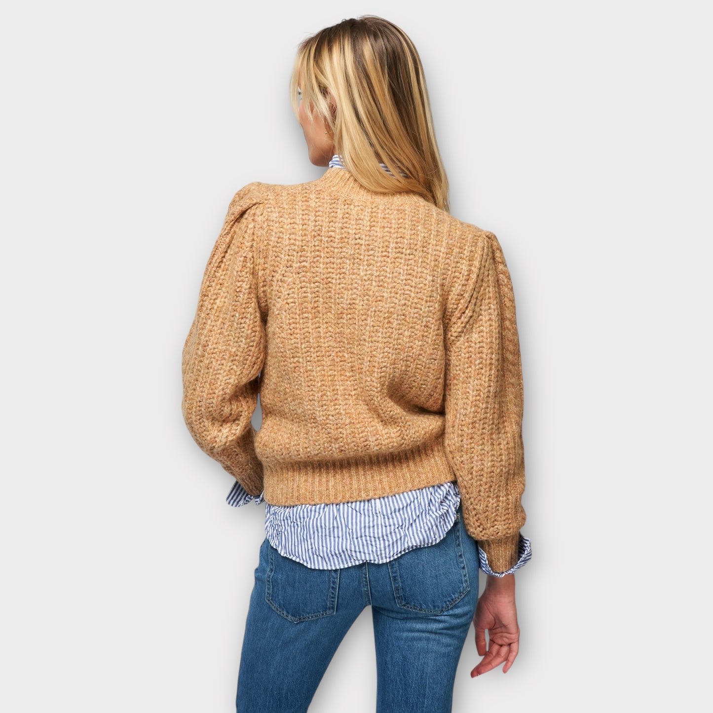 Cable knit sweater