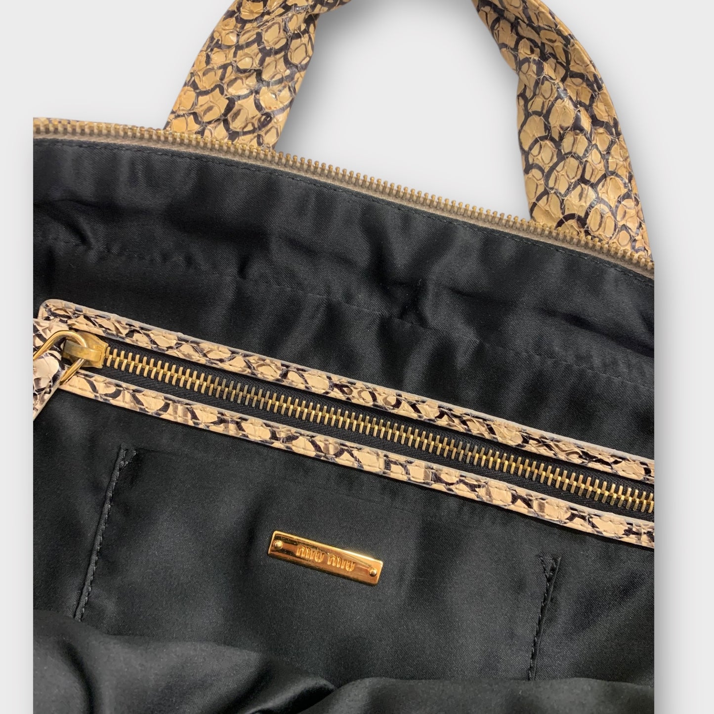 Miu Miu python bag