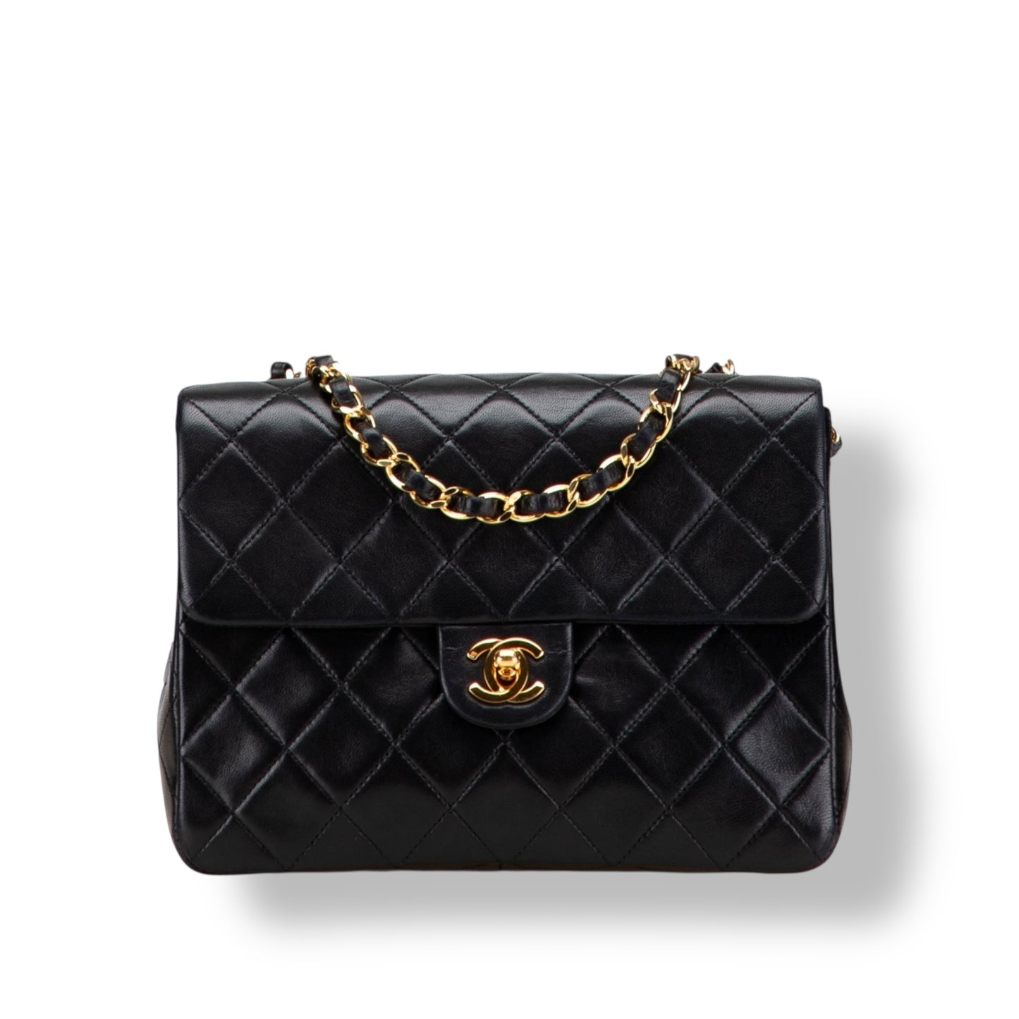 Chanel Small Square Quilted Lambskin Flap