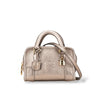 Loewe Micro Metallic Leather Amazona Satchel