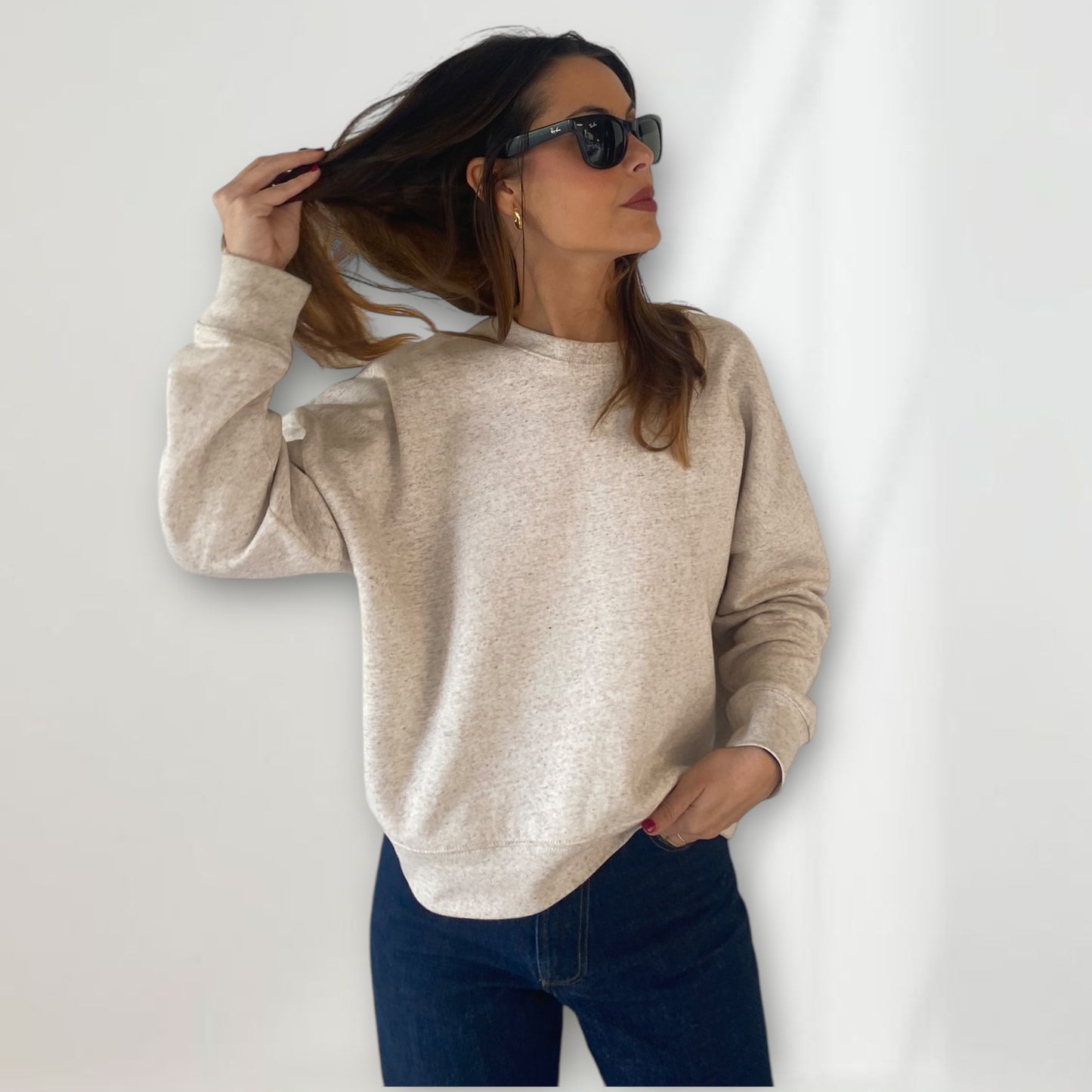 Cozy sweatshirt | Sand