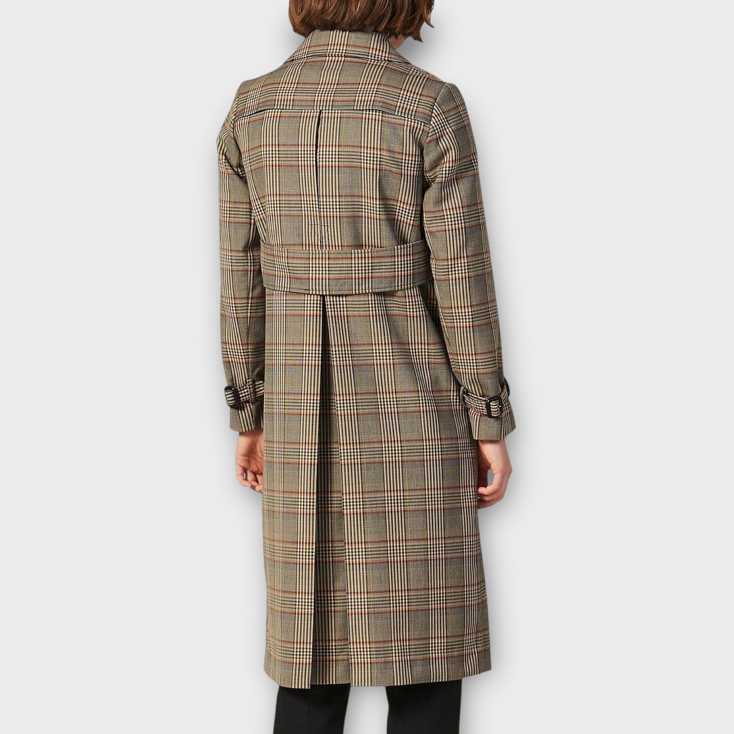 Sandro check coat