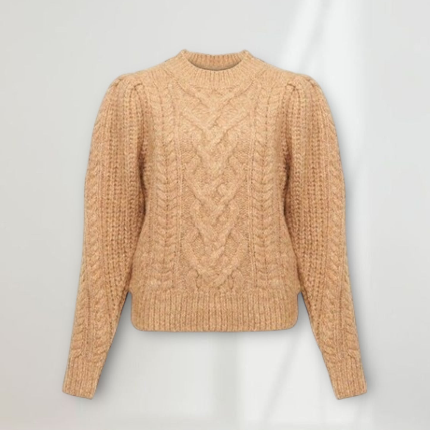 Cable knit sweater