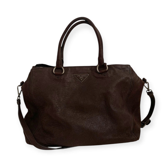 Prada XL Suede Tote Bag