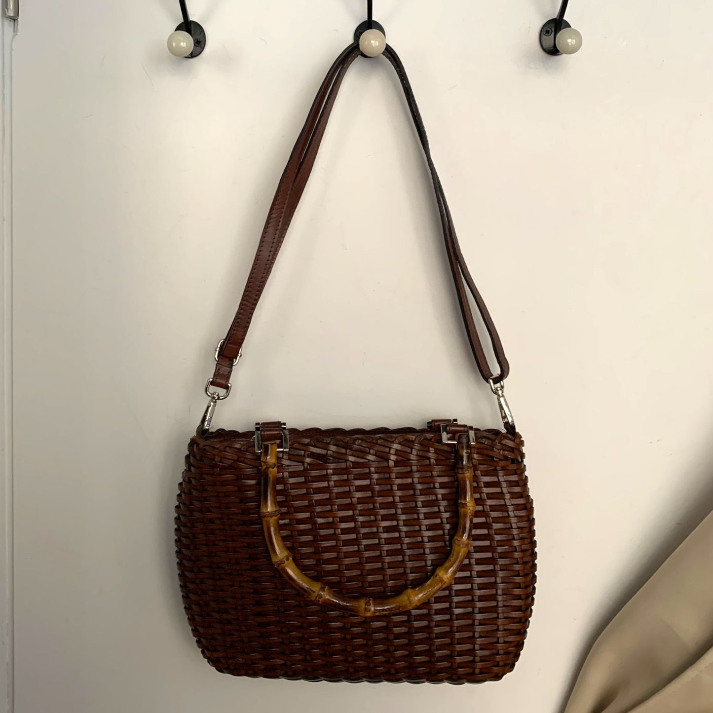 Bolso piel vintage