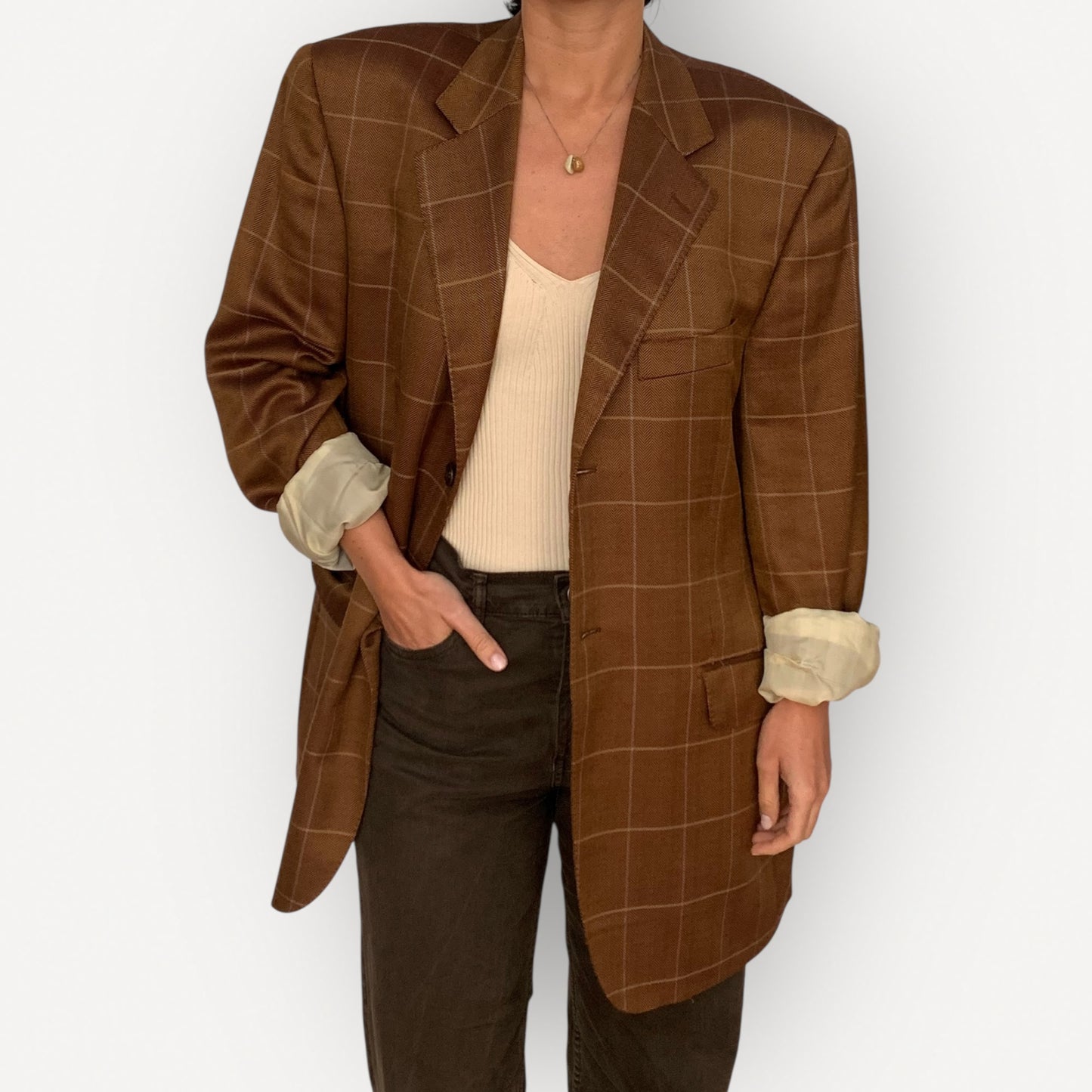 Blazer de lana y cachemira