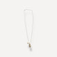 Collar de porcelana y plata