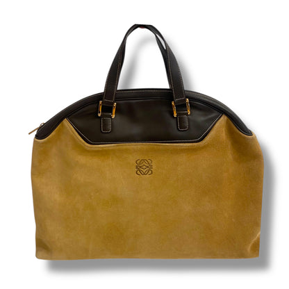 Bolso Boston de ante Loewe