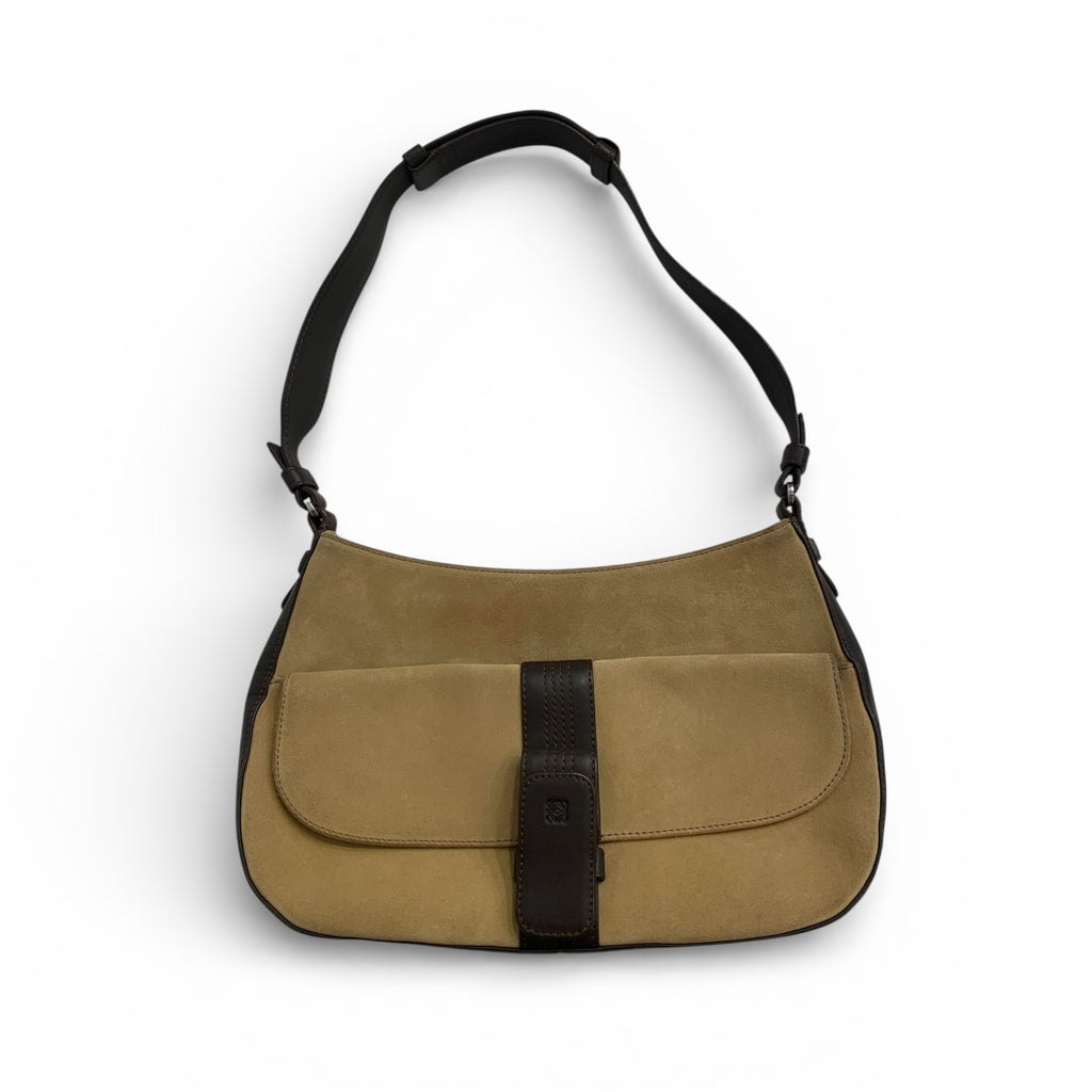 Loewe Suede Hobo Bag
